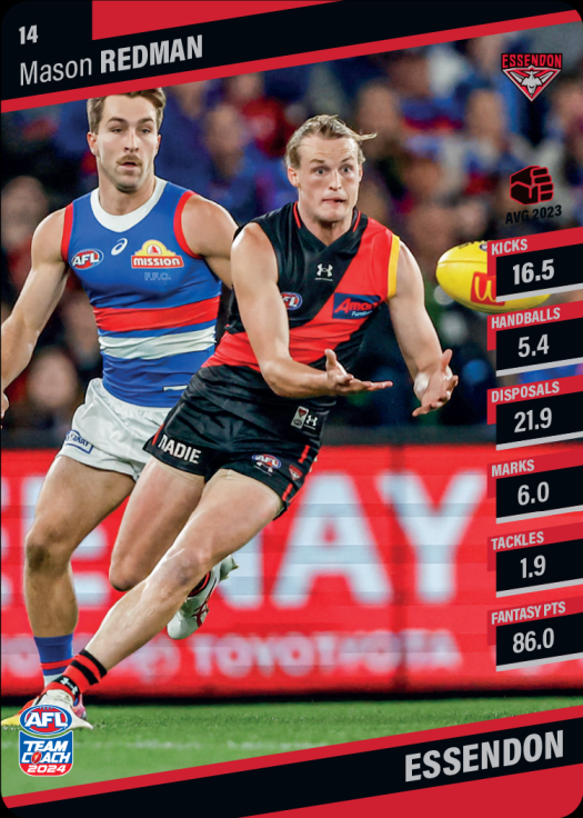 2024 Teamcoach AFL Common Cards - Cards 1 to 100 - Pick Your Card