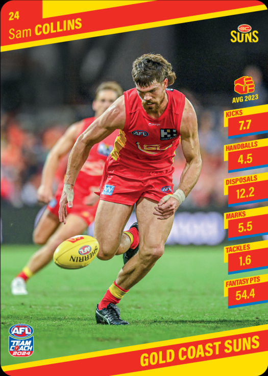2024 Teamcoach AFL Common Cards - Cards 1 to 100 - Pick Your Card