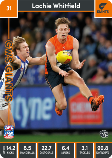2023 Teamcoach AFL Common Cards - Cards 1 to 100 - Pick Your Card