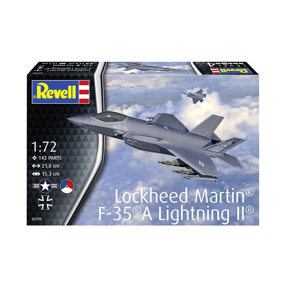 REVELL LOCKHEED MARTIN F-35A, 1:72 Scale Model Kit