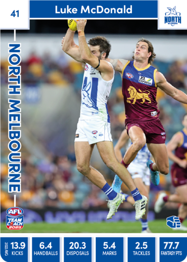 2023 Teamcoach AFL Common Cards - Cards 1 to 100 - Pick Your Card