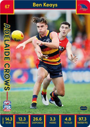 2023 Teamcoach AFL Common Cards - Cards 1 to 100 - Pick Your Card
