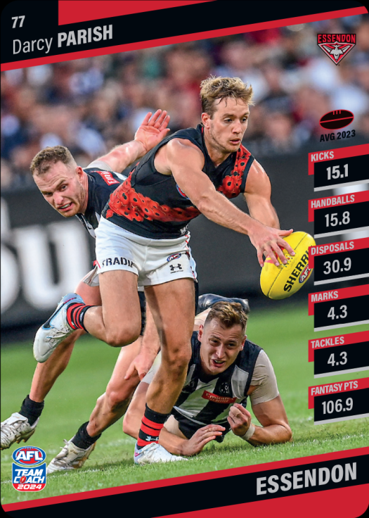 2024 Teamcoach AFL Common Cards - Cards 1 to 100 - Pick Your Card