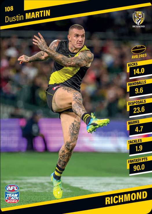 2024 Teamcoach AFL Common Cards - Cards 101 to 200 - Pick Your Card