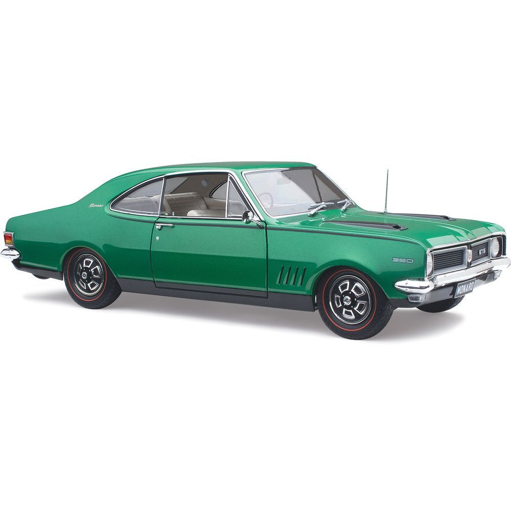 Classic Carlectables Holden HG Monaro GTS 350 Lakeside Green Metallic, 1:18 Scale Diecast Model Car