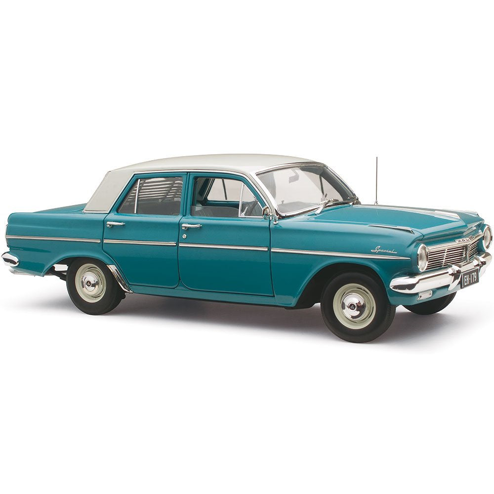 Classic Carlectables Holden EH Special Aqua Turquoise, 1:18 Scale Diecast Model Car