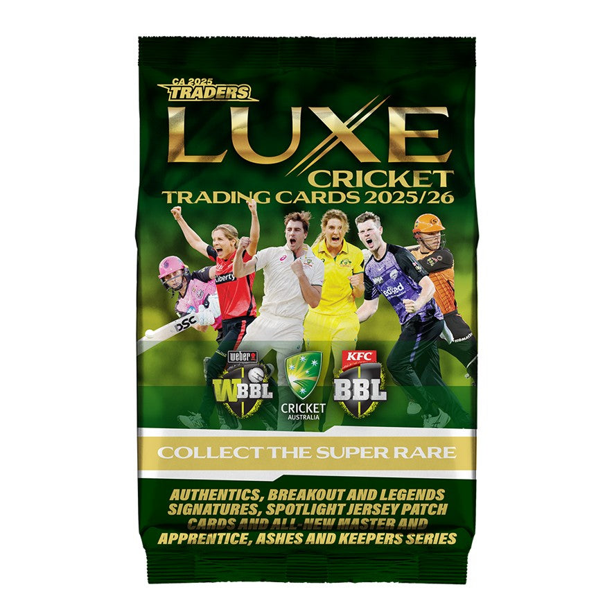 COMBO: 2025-26 TLA CA Cricket Traders Luxe Sealed Box & Traders Album