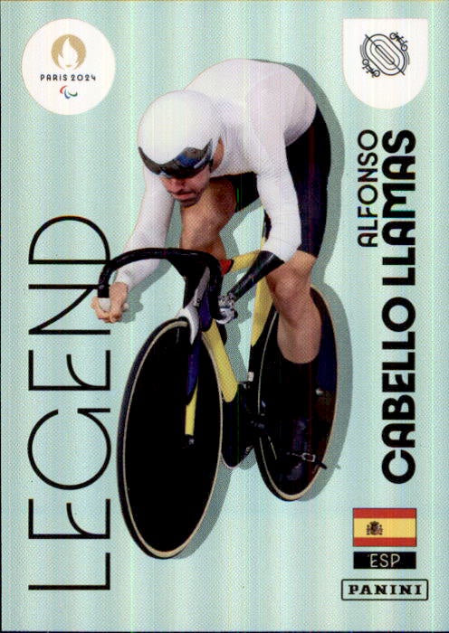 Alfonso Cabello Llamas, #140, Legend, 2024 Panini Paris Olympics