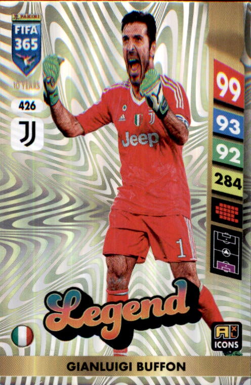 Gianluigi Buffon, Legend, 2025 Panini FIFA 365 Adrenalyn XL Soccer