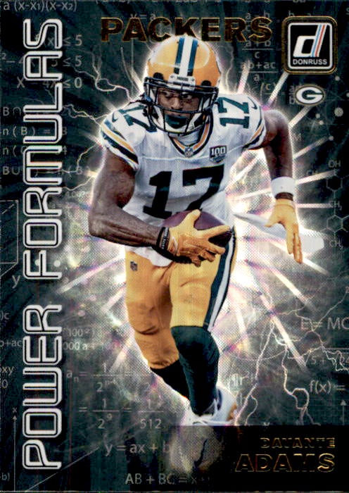 Davante Adams, Power Formulas, 2019 Panini Donruss Football NFL