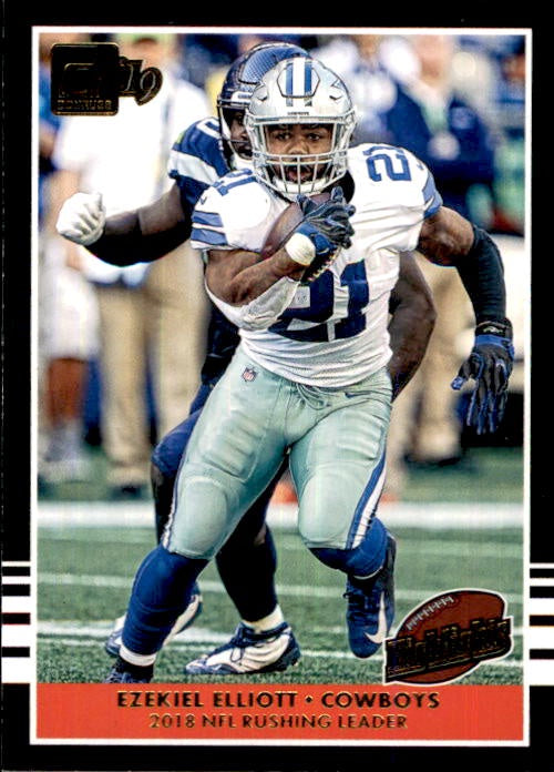 Ezekiel Elliott, Highlights, 2019 Panini Donruss Football NFL