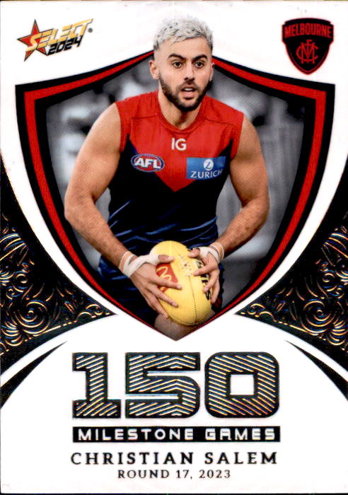 Christian Salem, MG66, Milestone, 2024 Select AFL Footy Stars