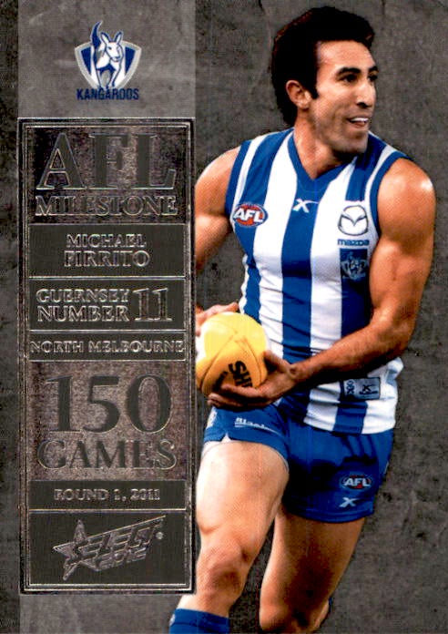 Michael Firrito, 150 Game Milestone, 2012 Select AFL Champions