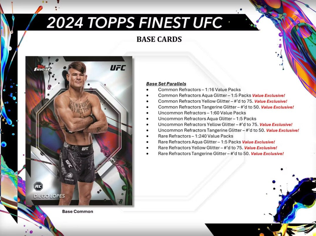 2024 Topps UFC Finest 6-Pack Blaster Box