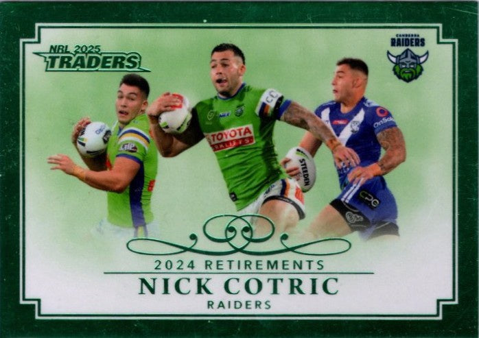 Nick Cotric, Retirements Case Card, 2025 TLA Traders Titanium NRL
