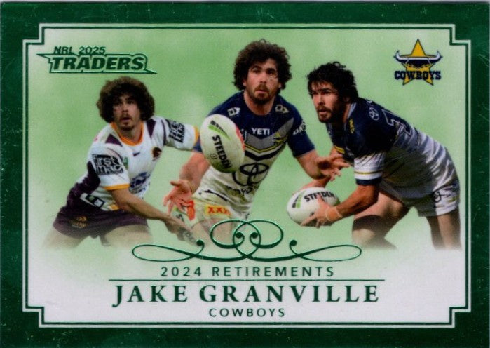 Jake Granville, Retirements Case Card, 2025 TLA Traders Titanium NRL