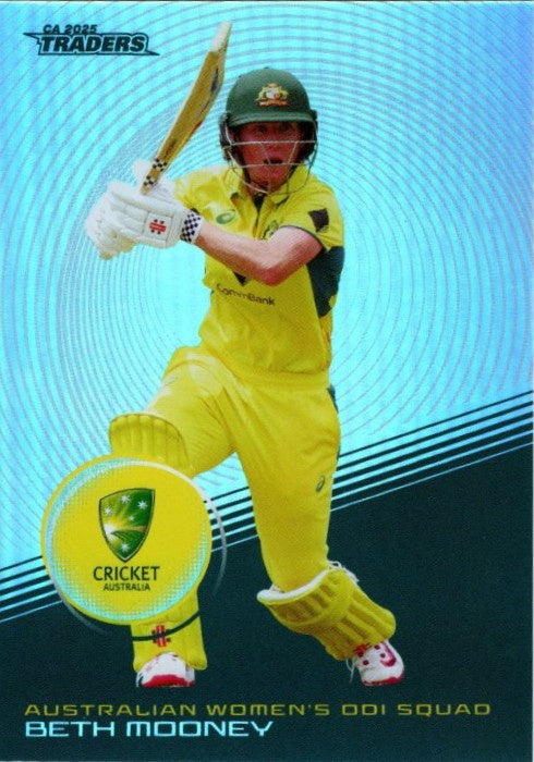 Beth Mooney, #S043, Silver Parallel, 2025-26 TGI TLA CA Cricket Traders