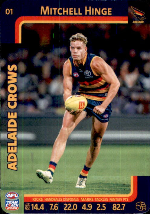 2025 Teamcoach AFL Common Cards - Cards 1 to 100 - Pick Your Card
