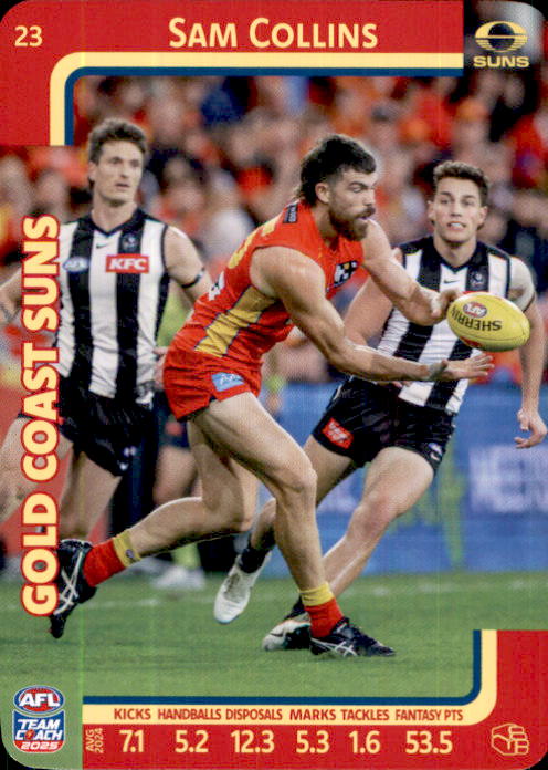 2025 Teamcoach AFL Common Cards - Cards 1 to 100 - Pick Your Card