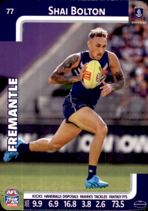 2025 Teamcoach AFL Common Cards - Cards 1 to 100 - Pick Your Card