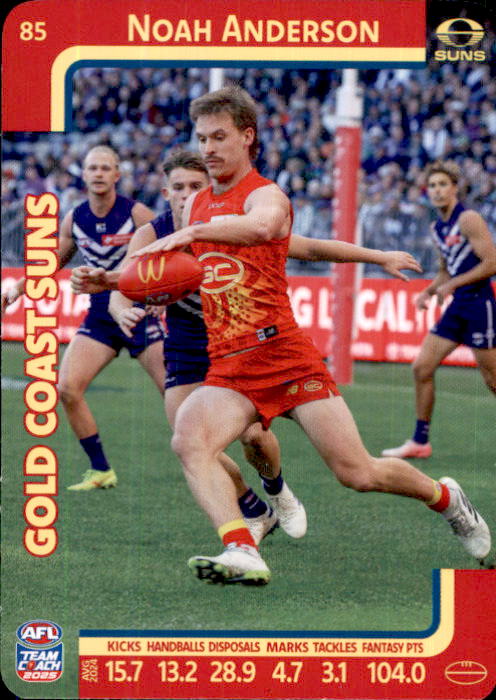 2025 Teamcoach AFL Common Cards - Cards 1 to 100 - Pick Your Card