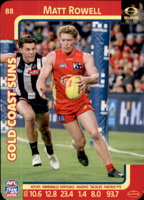2025 Teamcoach AFL Common Cards - Cards 1 to 100 - Pick Your Card