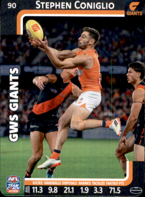 2025 Teamcoach AFL Common Cards - Cards 1 to 100 - Pick Your Card