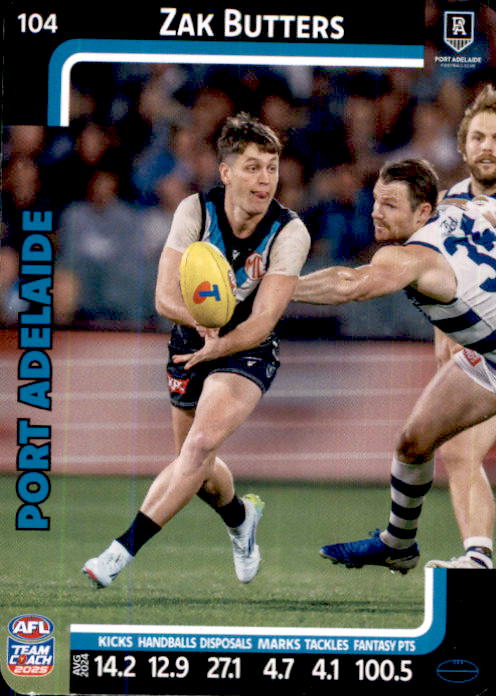 2025 Teamcoach AFL Common Cards - Cards 101 to 198 - Pick Your Card