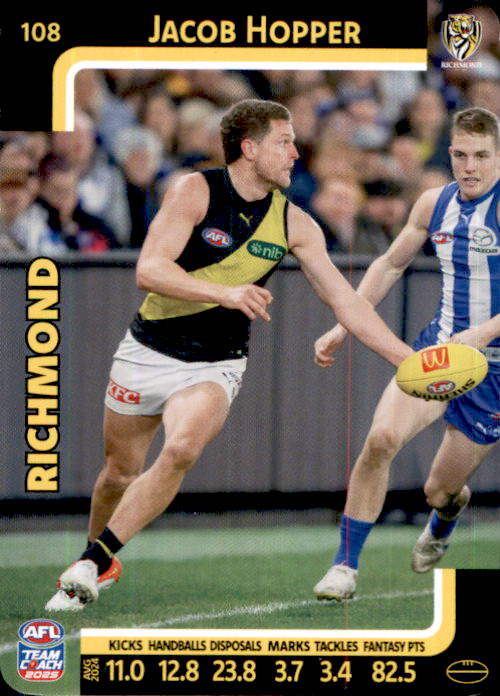 2025 Teamcoach AFL Common Cards - Cards 101 to 198 - Pick Your Card
