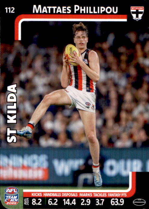 2025 Teamcoach AFL Common Cards - Cards 101 to 198 - Pick Your Card