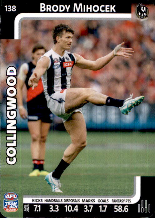 2025 Teamcoach AFL Common Cards - Cards 101 to 198 - Pick Your Card