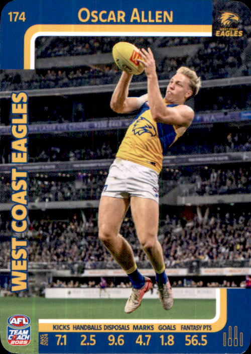 2025 Teamcoach AFL Common Cards - Cards 101 to 198 - Pick Your Card