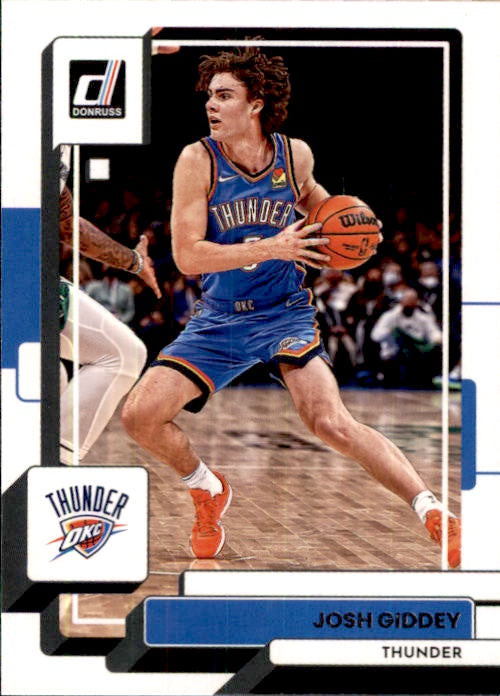 Josh Giddey, 2022-23 Panini Donruss Basketball NBA