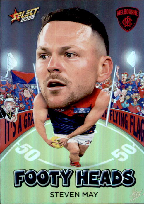 Steven May, FH64, Footy Heads, 2025 Select AFL Footy Stars