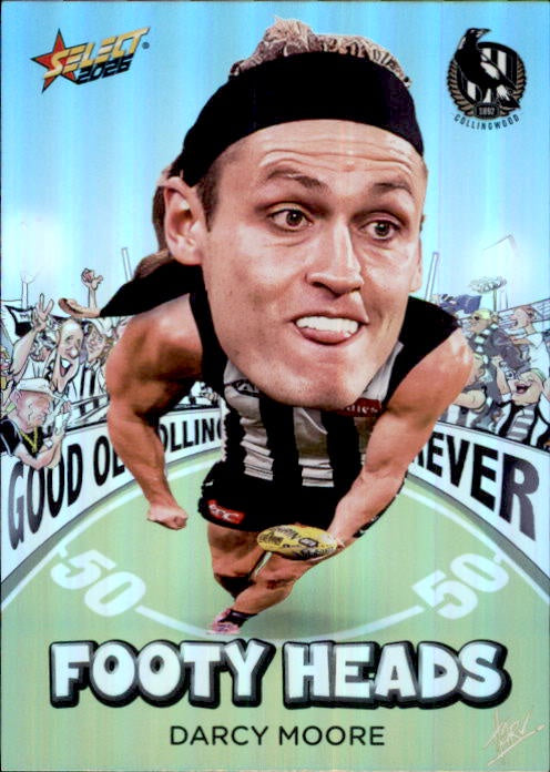 Darcy Moore, FH23, Footy Heads, 2026 Select AFL Footy Stars