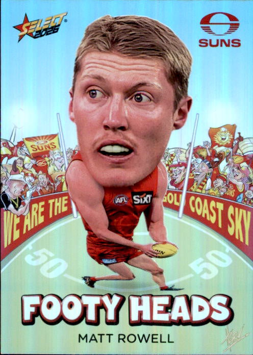 Matt Rowell, FH54, Footy Heads, 2026 Select AFL Footy Stars
