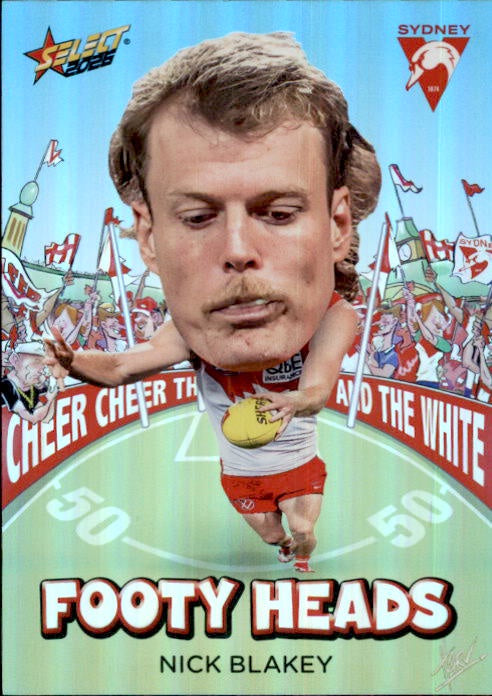 Nick Blakey, FH91, Footy Heads, 2026 Select AFL Footy Stars