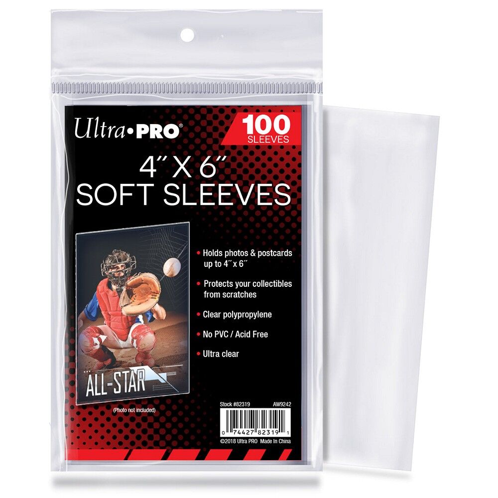 Ultra Pro: 4inch x 6inch Sleeves