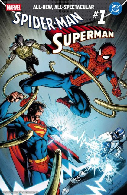 Marvel / DC: Spider-Man / Superman #1 Mark Bagley Foil Variant Comic
