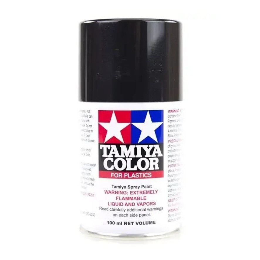 TAMIYA TS-40 METALLIC BLACK Spray Paint 100ml