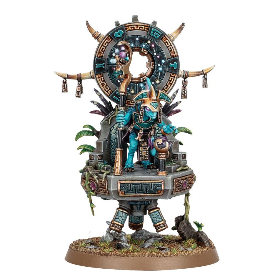 Warhammer Age of Sigmar 88-25, Seraphon, Skink Starseer
