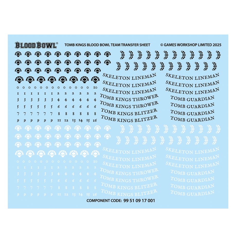 Warhammer Tomb Kings Blood Bowl Team: The Nehekhara Nightmares