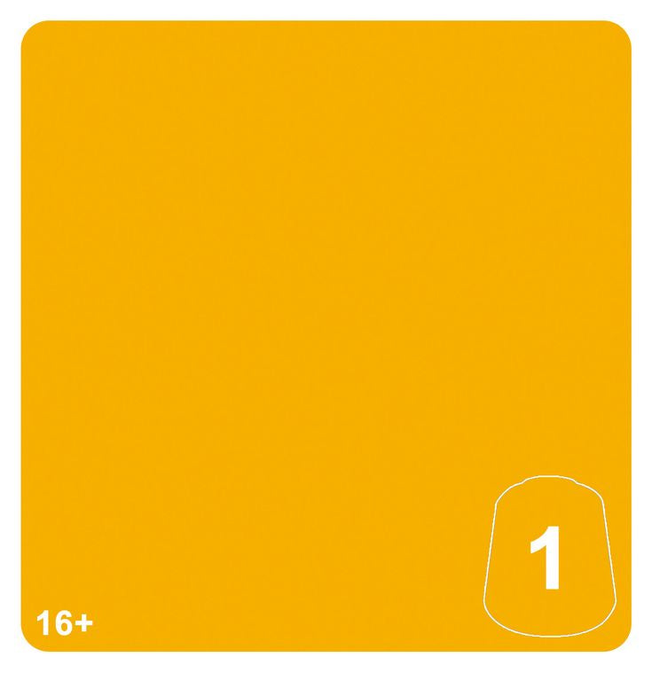 Warhammer Colour - Tone Pro: Megaboss Yellow 1, 20-201 Acrylic Paint 12ml