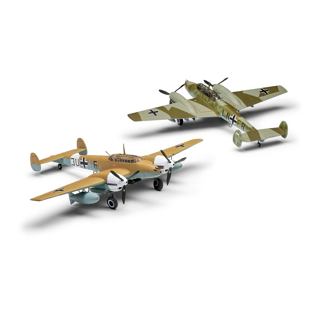 AIRFIX MESSERSCHMITT BF110E/E2 TROP, 1:72 Scale Model Kit