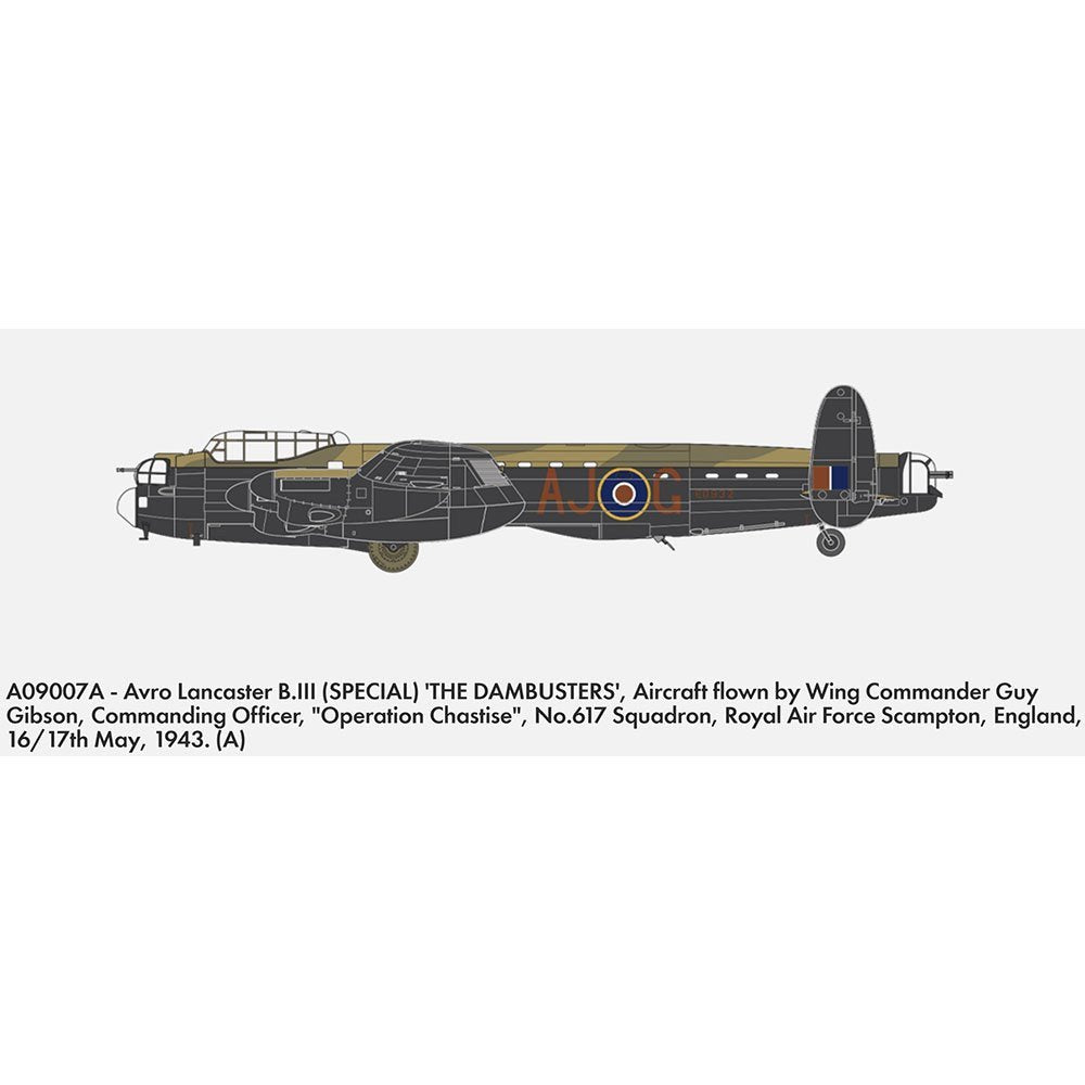AIRFIX AVRO LANCASTER B.III (SPECIAL) 'THE DAMBUSTERS', 1:72 Scale Model Kit