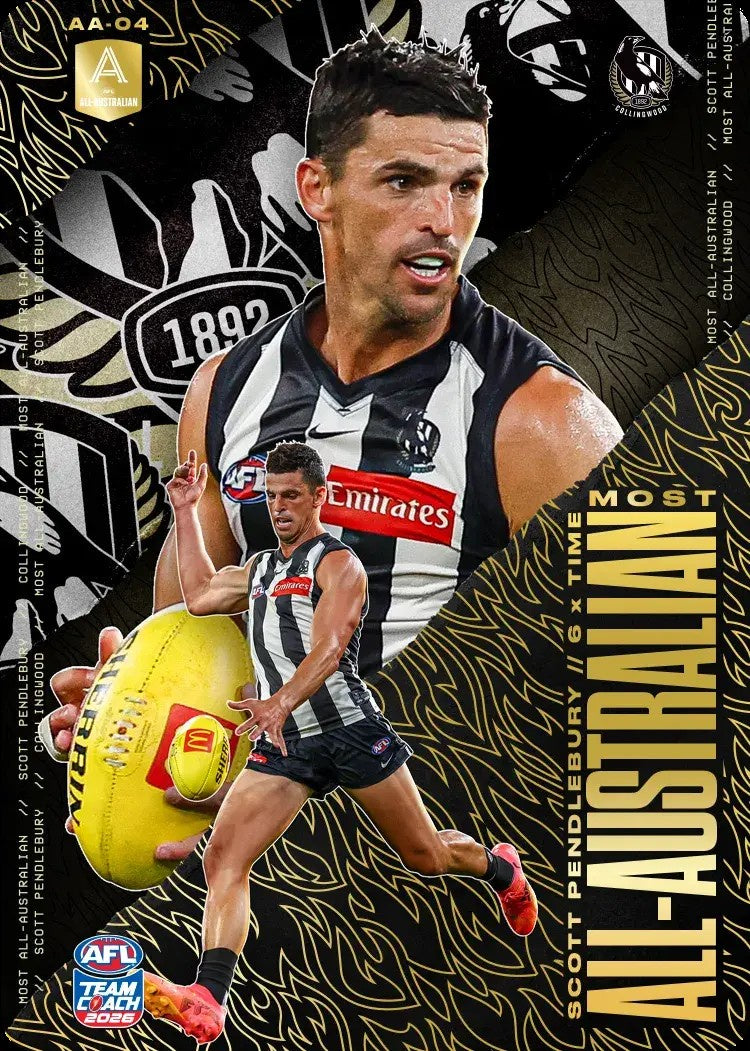 Scott Pendlebury, All-Australian GOLD, 2026 Teamcoach AFL