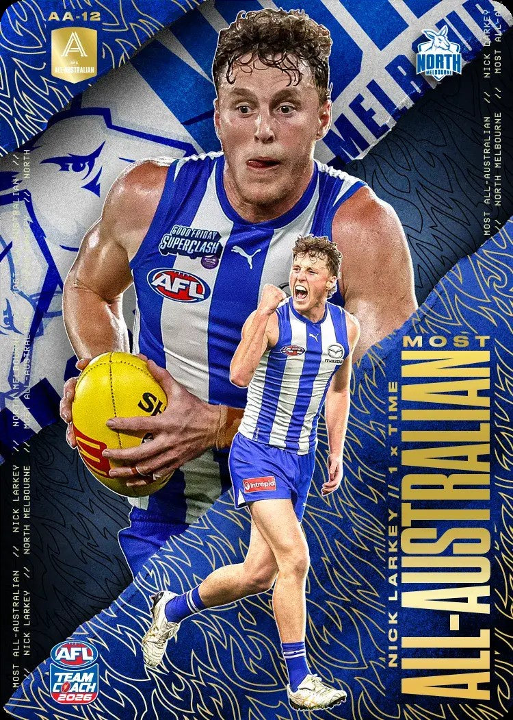 Nick Larkey, All-Australian GOLD, 2026 Teamcoach AFL