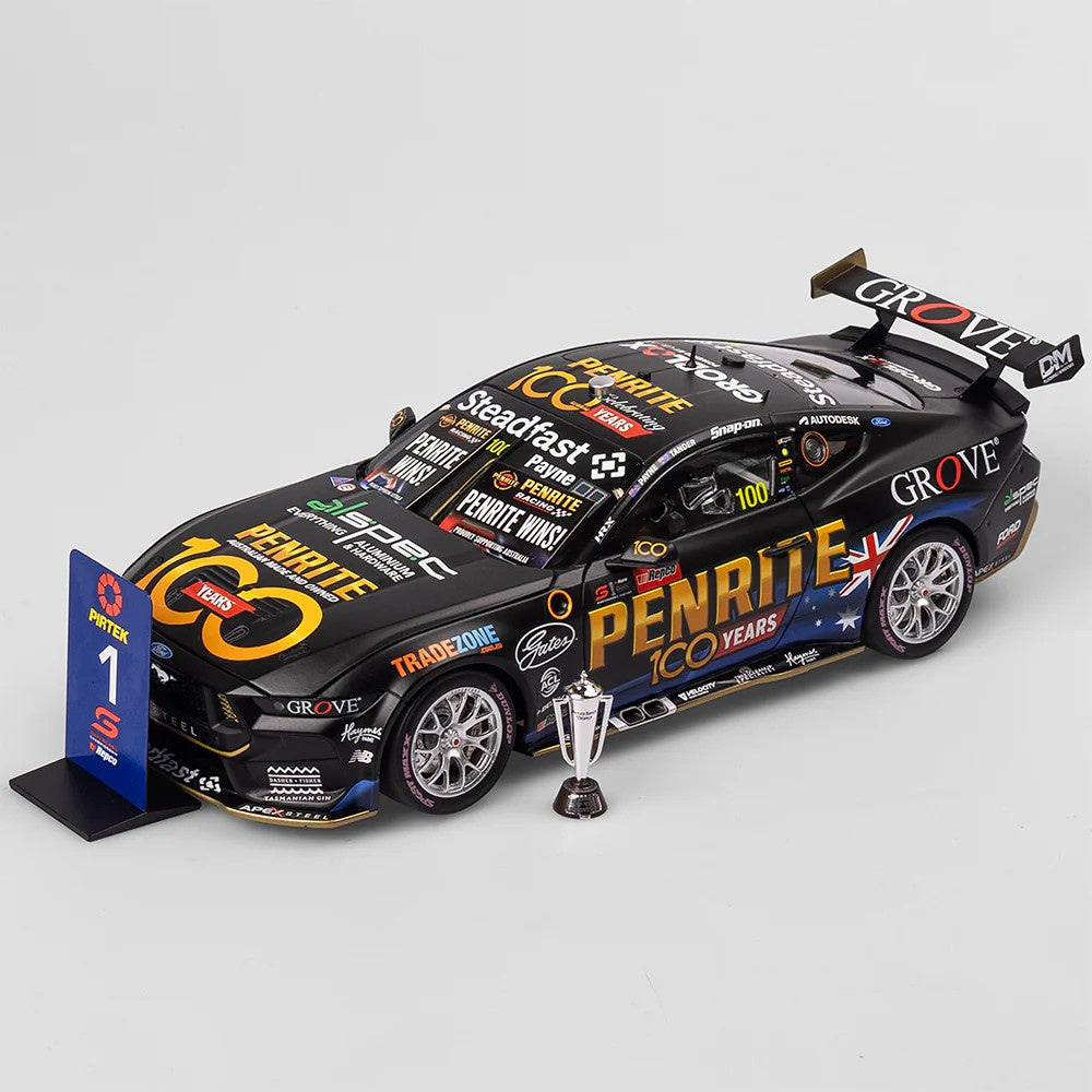 Authentic Collectables, Penrite Racing #100 Ford Mustang GT - 2025 Repco Bathurst 1000 Winner, 1:18 Scale Diecast Car
