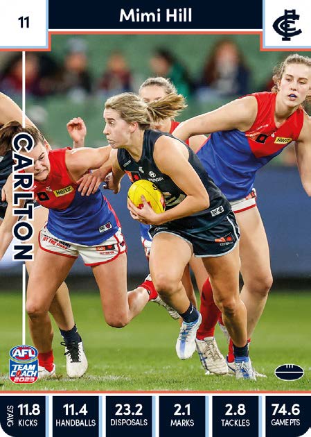 2023 Teamcoach AFLW Common Cards - Cards 1 to 90 - Pick Your Card