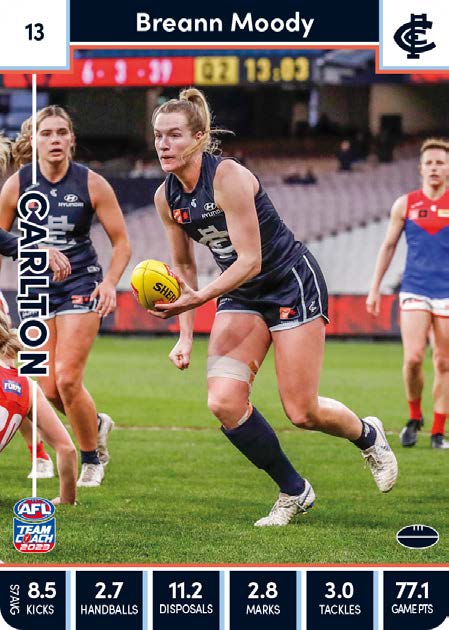 2023 Teamcoach AFLW Common Cards - Cards 1 to 90 - Pick Your Card